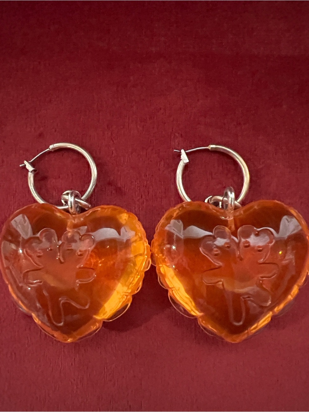 Marc Jacob - Heaven by Marc Jacob Teddy Bear Balloon Heart Earrings
